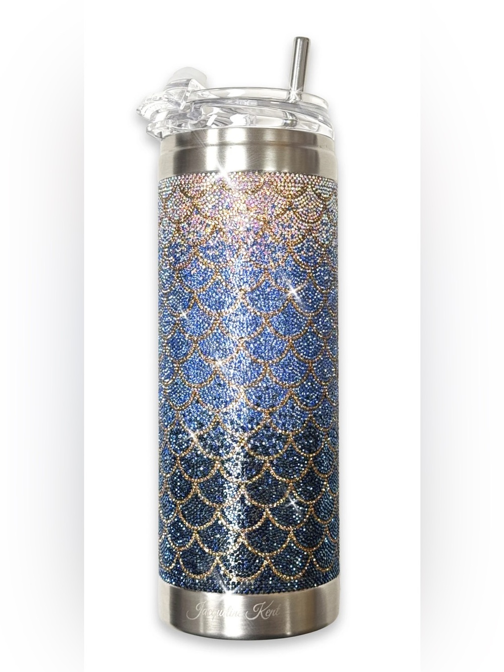 Jacqueline Kent BLUE LAGOON MERMAID CRYSTAL TUMBLER